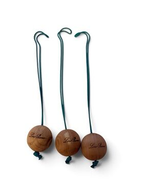 Loro Piana Charm Teal Cord Cedar Scented Balls (Set of 3)